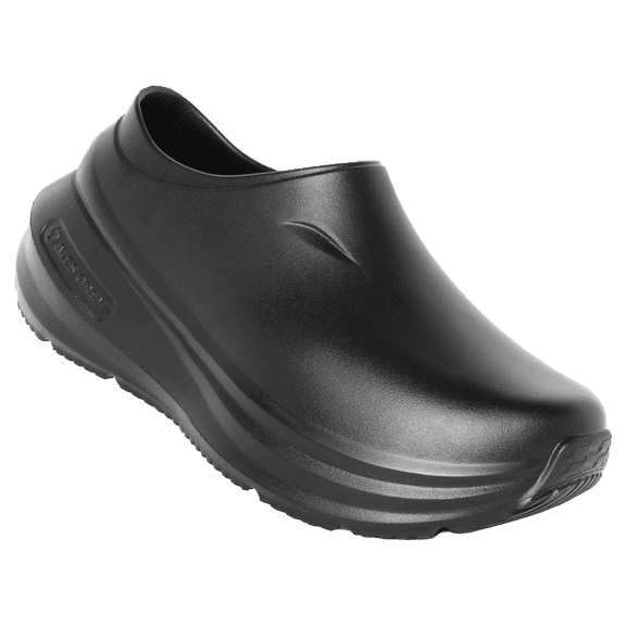 Ales Grey™ Frontline Pro 3 Comfort Slip Resistant Work Shoes for Men and Women, Nurse Shoe, Medium Wide, Flat Heel, Closed Toe, Black