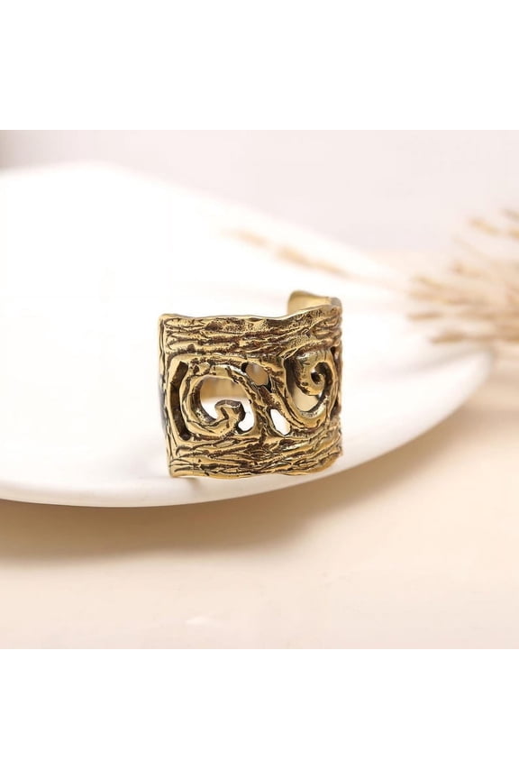 Filigree Silver Ring, 925 Sterling Silver, Size 5