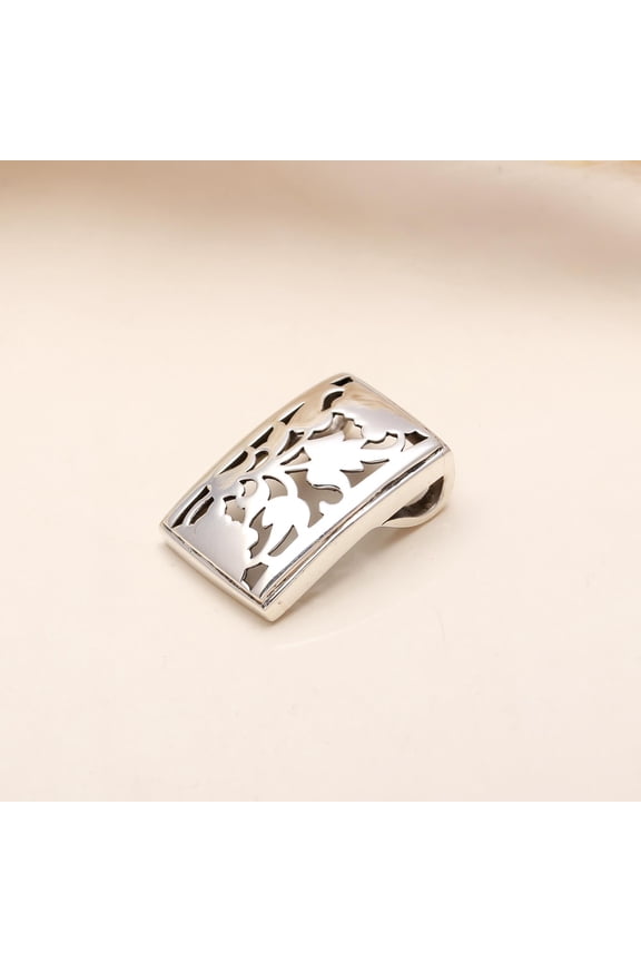 Foral Pendant, Genuine/Natural, Sterling Silver