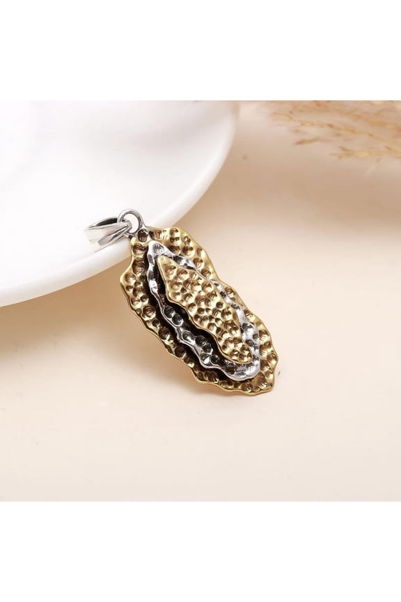 Hammered, Unique Designer Pendant, Sterling Silver, Birthday Gift, Anniversary Gift