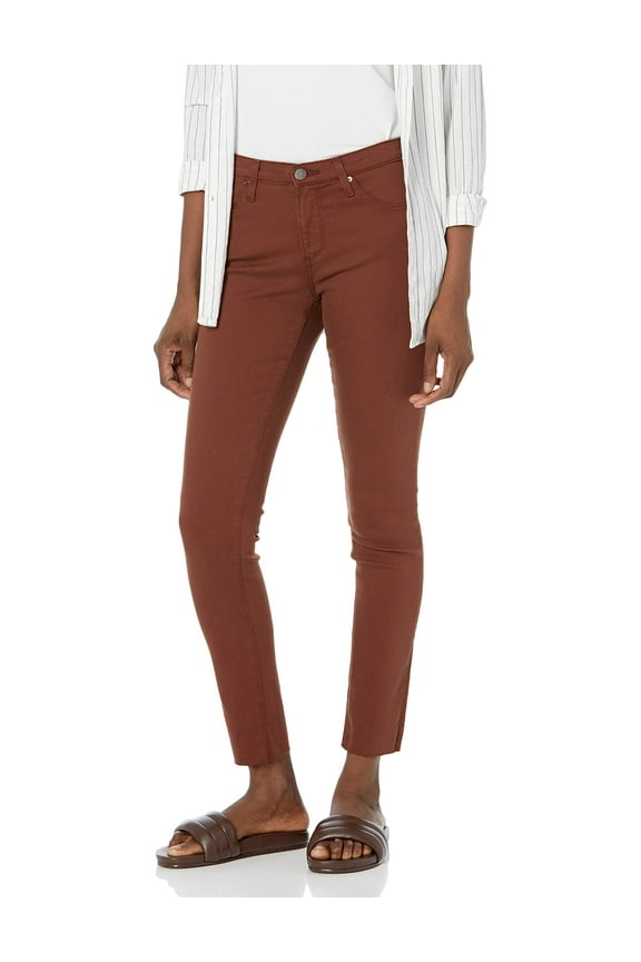 Adriano Goldschmied Women's Legging Ankle Mid Rise Super Skinny Jean, Dark Walnut, 27
