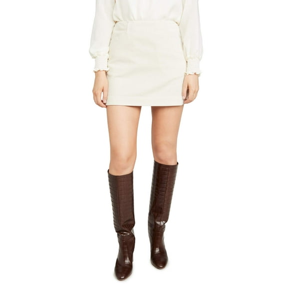 AG Adriano Goldschmied Women's The Bernadette Vintage Straight Skirt, Ivory Dust, 29