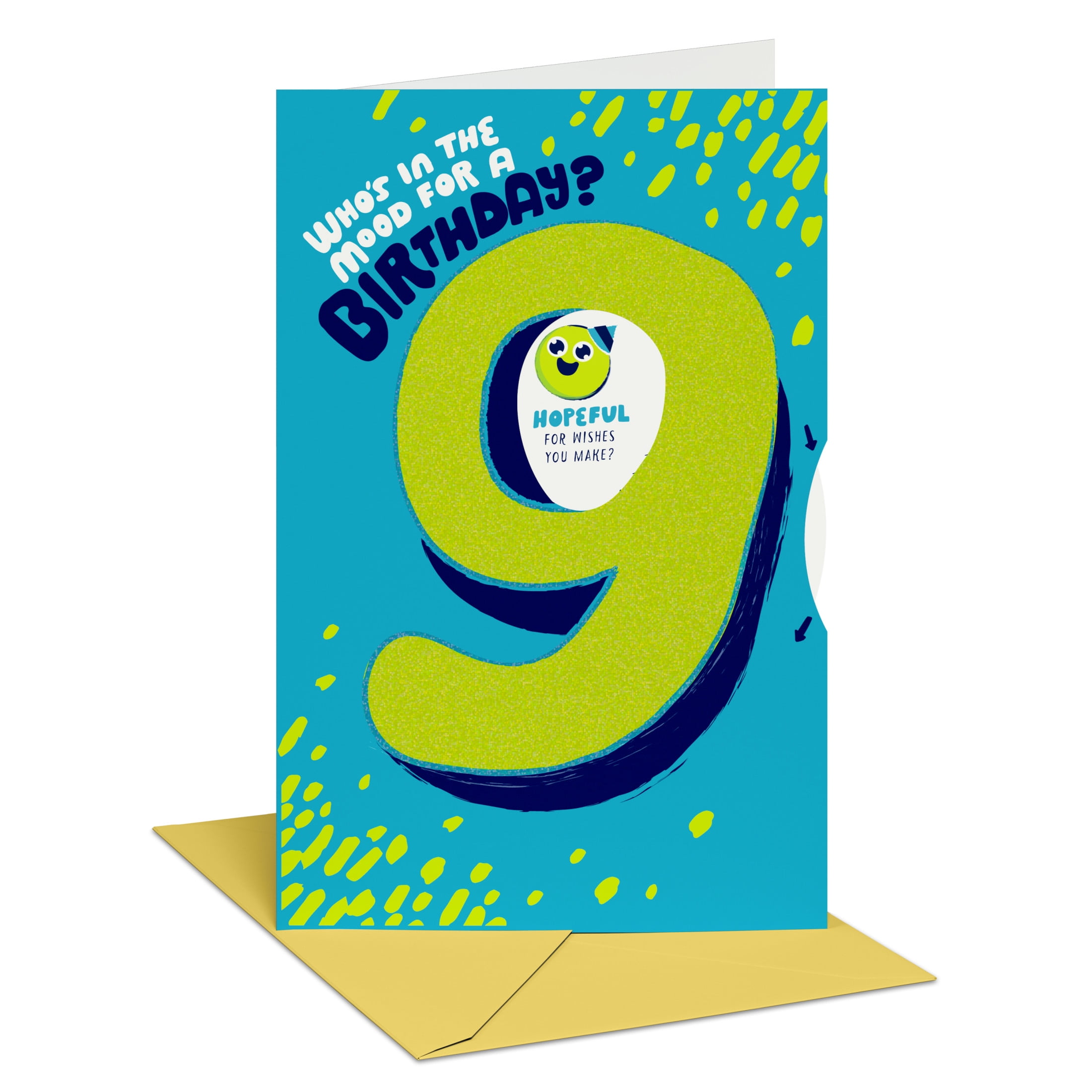 American Greetings 9th Birthday Card for Kids (Mood)