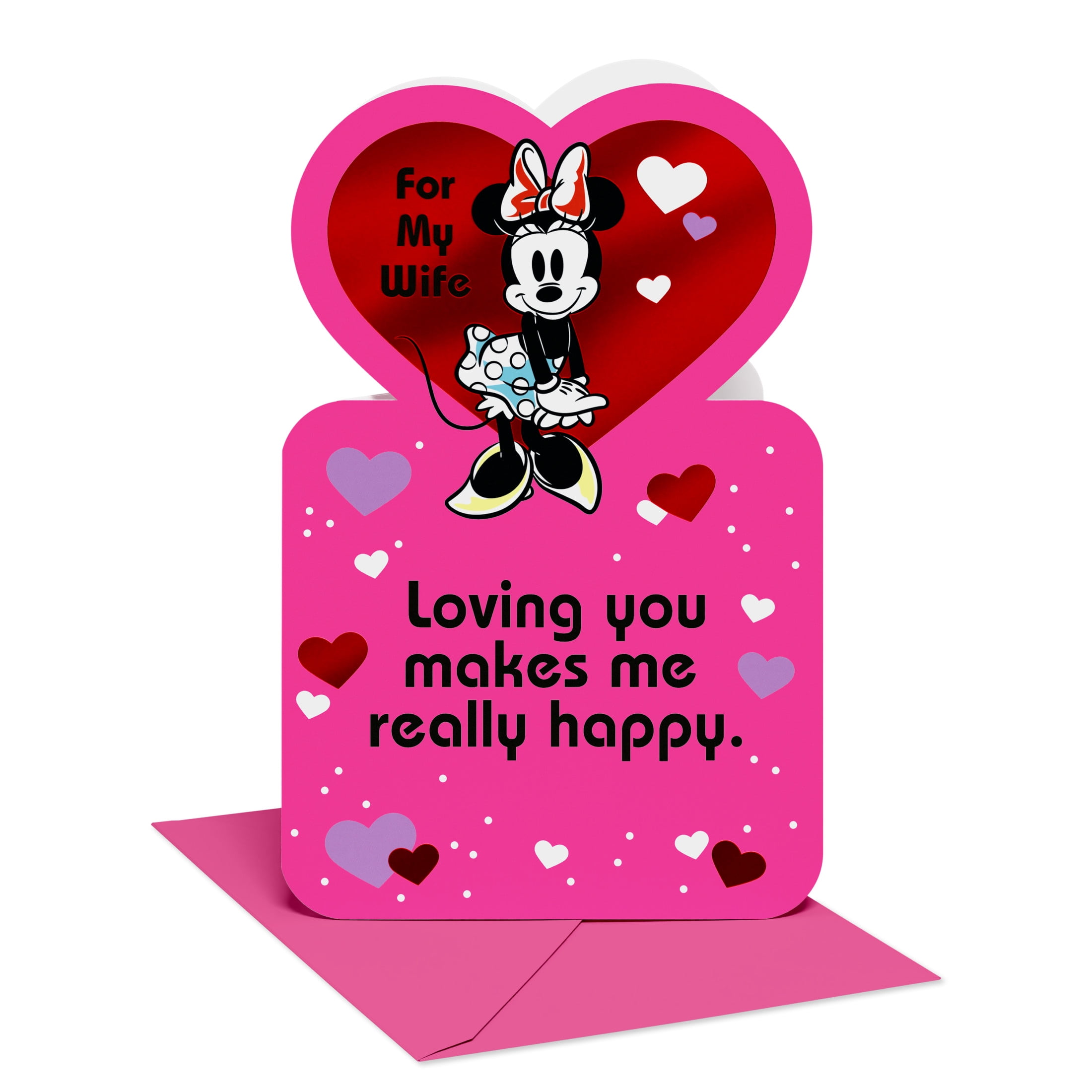American Greetings Disney Valentine's Day Card for Wife (Minnie Mouse)