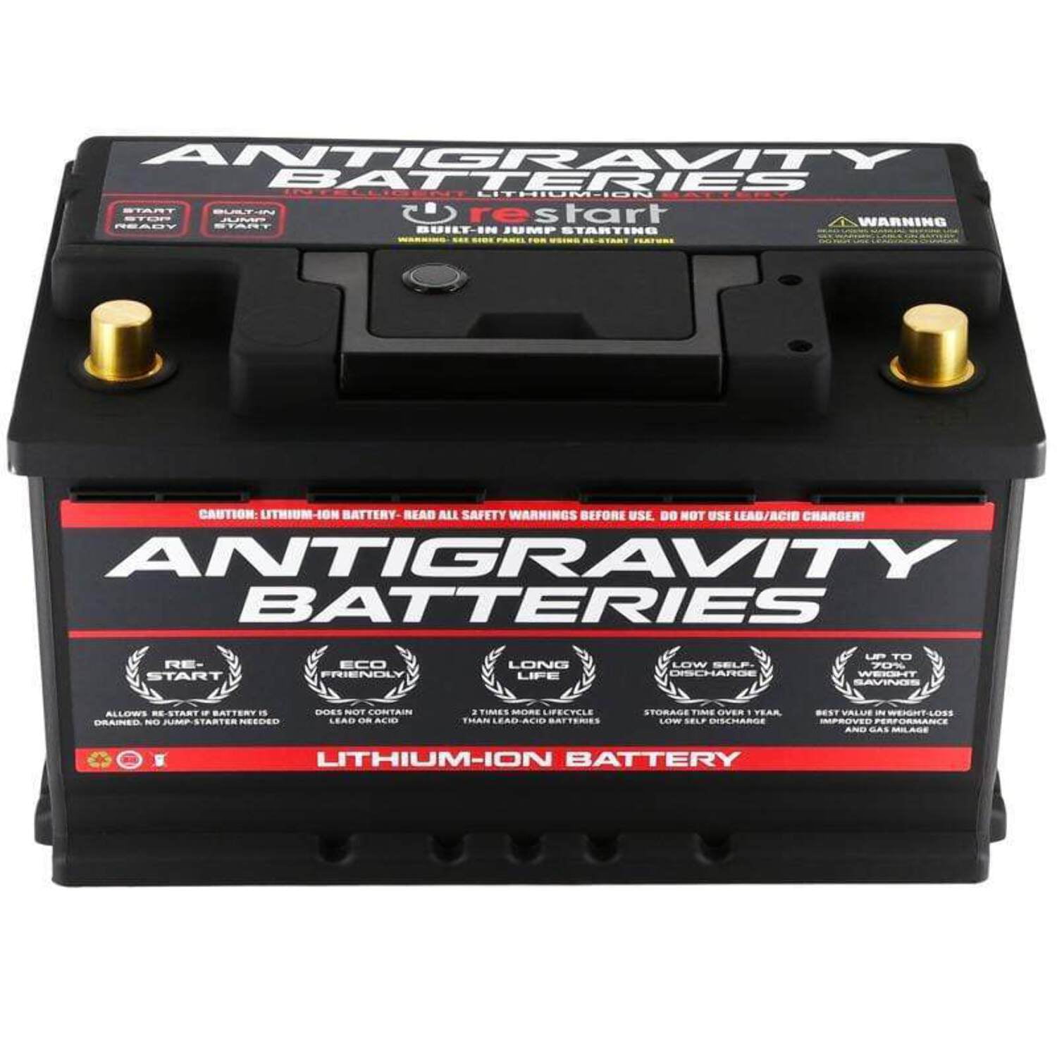Antigravity H8/Group 49 Lithium Car Battery w/Re-Start AG-H8-60-RS
