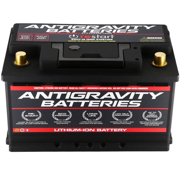 Antigravity H8/Group 49 Lithium Car Battery w/Re-Start AG-H8-60-RS