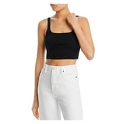 AG Jeans Womens Ribbed Ribbed Knit Cropped