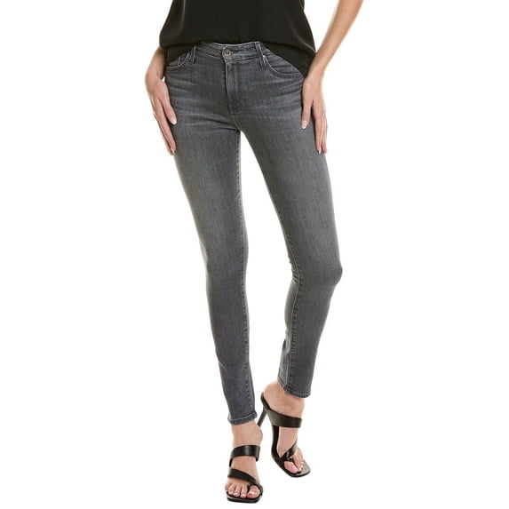 AG Jeans womens Farrah Aldgate High-Rise Skinny Jean, 25, Grey