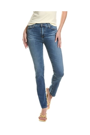 Jeans womens Mari Extended Bluebell High-Rise Slim Straight Jean, 23, Blue