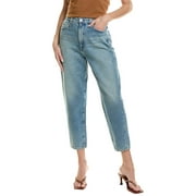 AG Jeans womens  Renn High-Rise Barrel Leg, 25, Blue