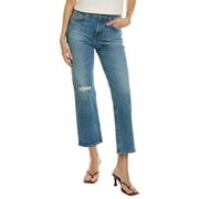 AG Jeans womens  Rhett 18 Years Poplar High-Waist Straight Jean, 25, Blue