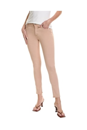 Jeans womens The Farrah Sulfur Infinite Mauve High-Rise Skinny Ankle Cut, 25