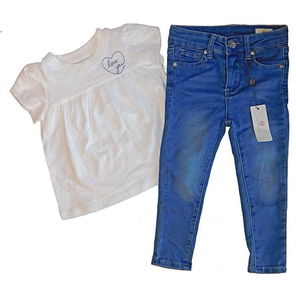 AG Jersey Top & Knit Jeggings Set Faze Blue (2T)