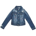 thumbnail image 1 of AG Kids Adriano Goldschmied Girls' Big Ella Jacket, Blue Bell, Large, 1 of 2