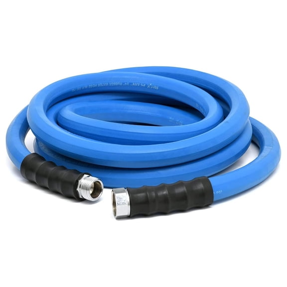 AG-Lite Rubber Hot & Cold Water Rubber Garden Hose: Ultra-Light & Super Strong (3/4" x 15') - BSAL3415