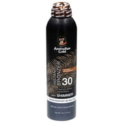 Australian Gold Instant Bronzer Continuous Spray Broad Spectrum SPF 30 Sunscreen with Shimmer 6 oz