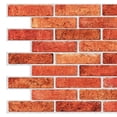 thumbnail image 1 of AG Trade Dundee Deco Red Brick PVC 3D Wall Panels, Decorative Wall Paneling 52 sq ft; 38" x 20", Pack of 10, 1 of 3