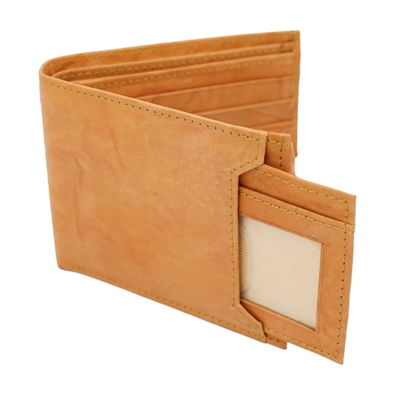 AG Wallets Mens 2-in-1 Bifold Men's Wallet With Pull Out Card Holder, RFID Leather Wallet for Men, Card Cases & Money Organizers with Inside Zipper, Genuine Leather Mens Wallet, Mens Bifold Wallet