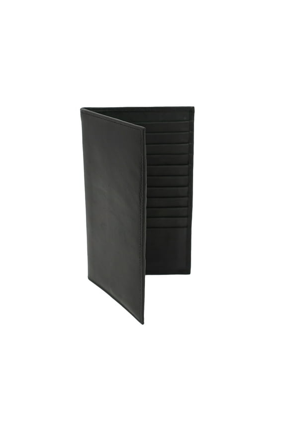 RFID Leather Holder for Men & Women with 20 Card Slots, 1 ID Window & Cash