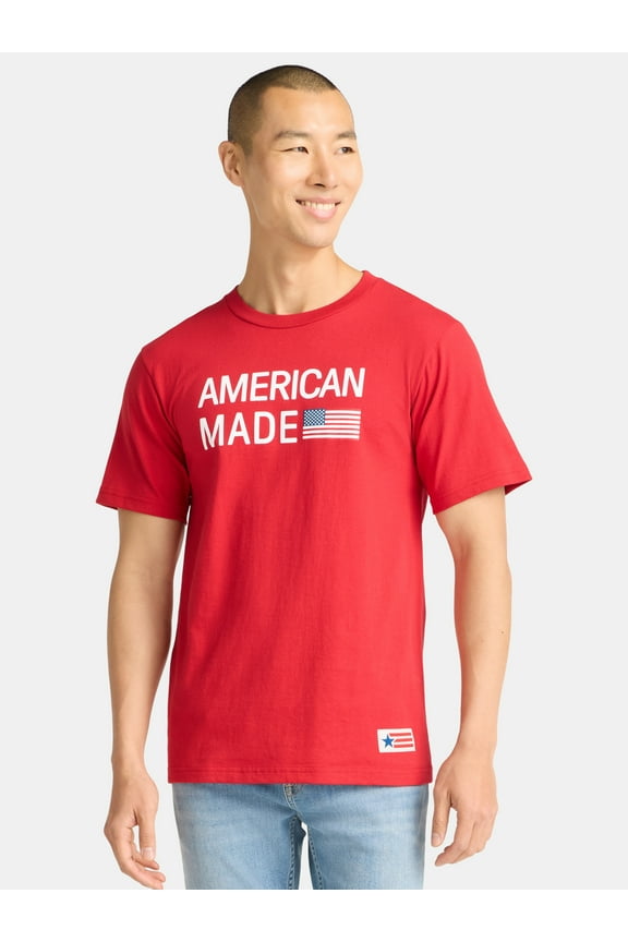 American Made Unisex Tee Shirt, Men's Sizes XS-3XL