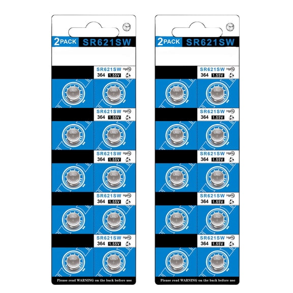AG1 Button Cell Batteries Extended Life LR621 Button Cell Batteries Universally Fit for Watches Toy Electronics Device