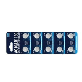 AG10 LR1130 1.55V Button Batteries 10pcs High Capacity Button Batteries