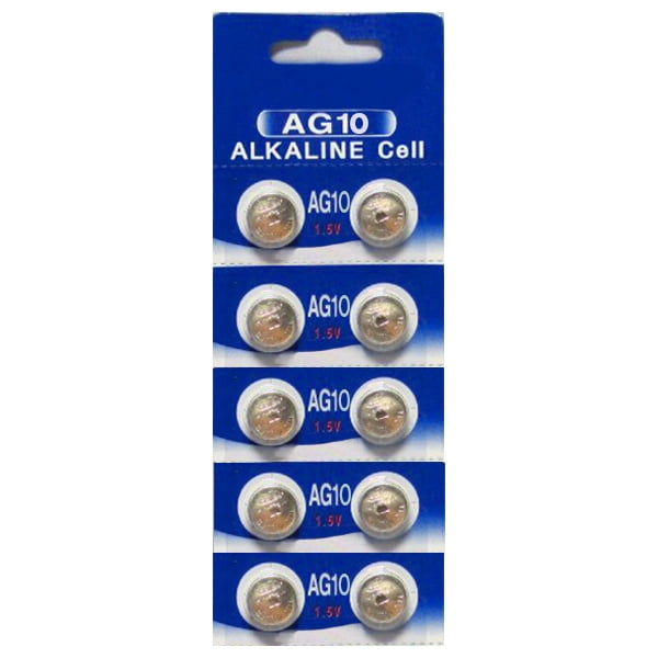 AG10 10 button cell battery AG10 / LR1130 / 389 1,5V Cellectron