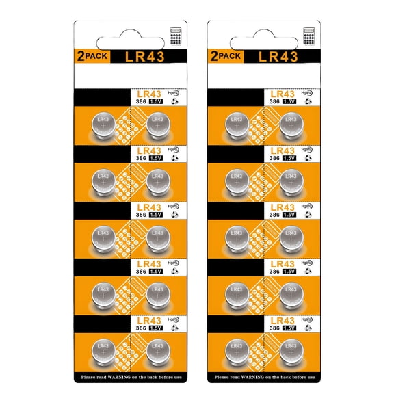 10/20Pcs AG12 LR43 Lithiums Coin Cell Batteries for Automotive Key Digital Scale and Industrial Applications