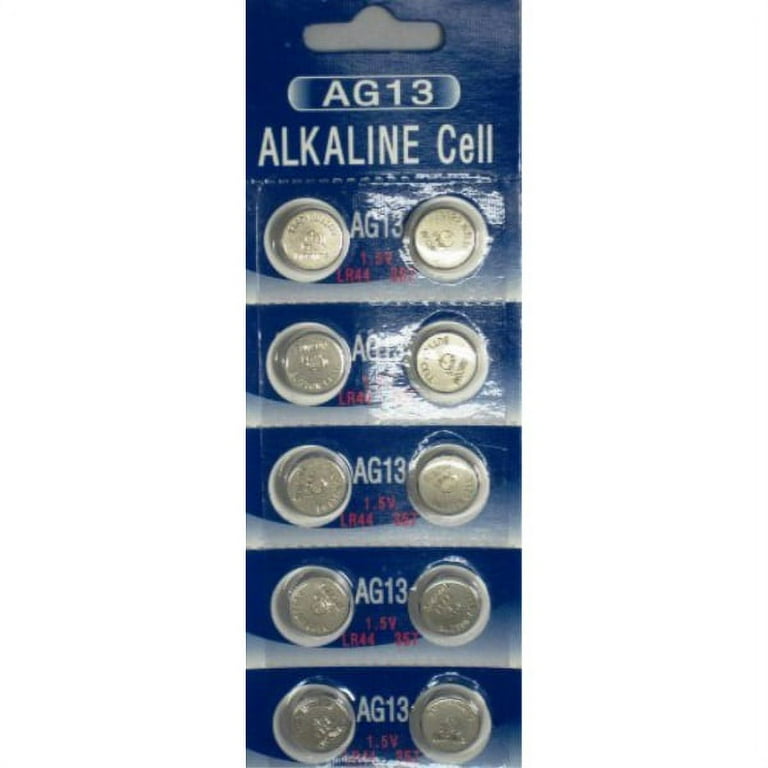 Buy 7-12 Days] BML 10 x AG13 LR44 G13-A D303 L1154 L1154F Alkaline Button  Cell Battery Online at desertcartKUWAIT