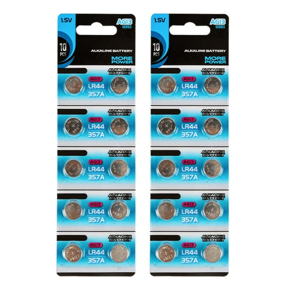 AG13 LR44 Alkaline Button Cell Pack Of 10/20Button Coin Consistent Power For Diverses Application