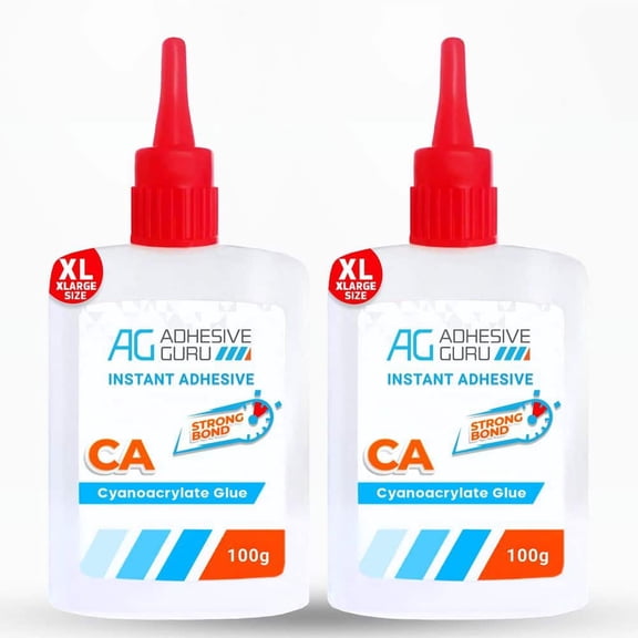 AG250G CA Glue-9 oz. Clear Fast-Drying Super Glue: Woodworking, DIY Repairs, Crafts, 3D Printing (2-Pack, 4.5 oz each)