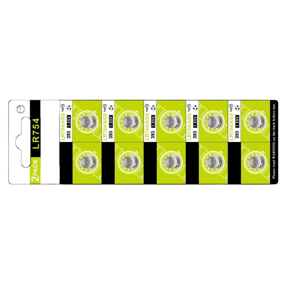 AG5 LR754 Button Batteries Watch Remote Calculator Button Cell Batteries Reliability Power Supply LR754/AG5/SR754/393