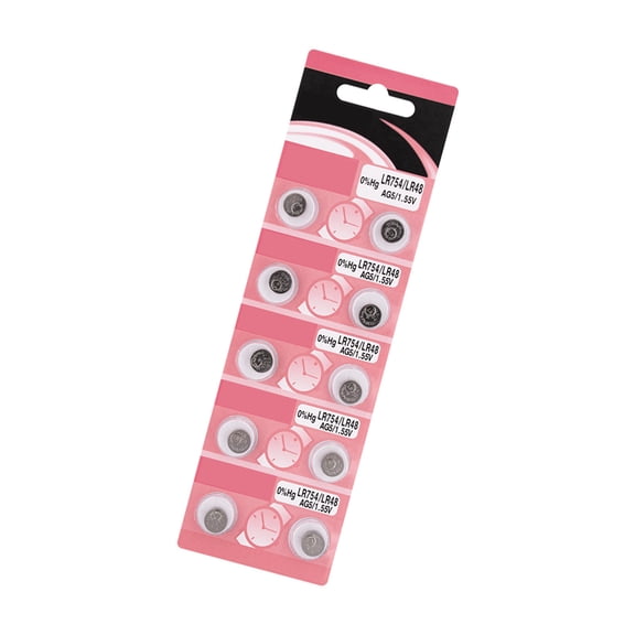 AG5 LR754 Button Cell Batteries Durability And Stable AG5 LR754 Alkaline Button Cell Batteries For Various Electronics