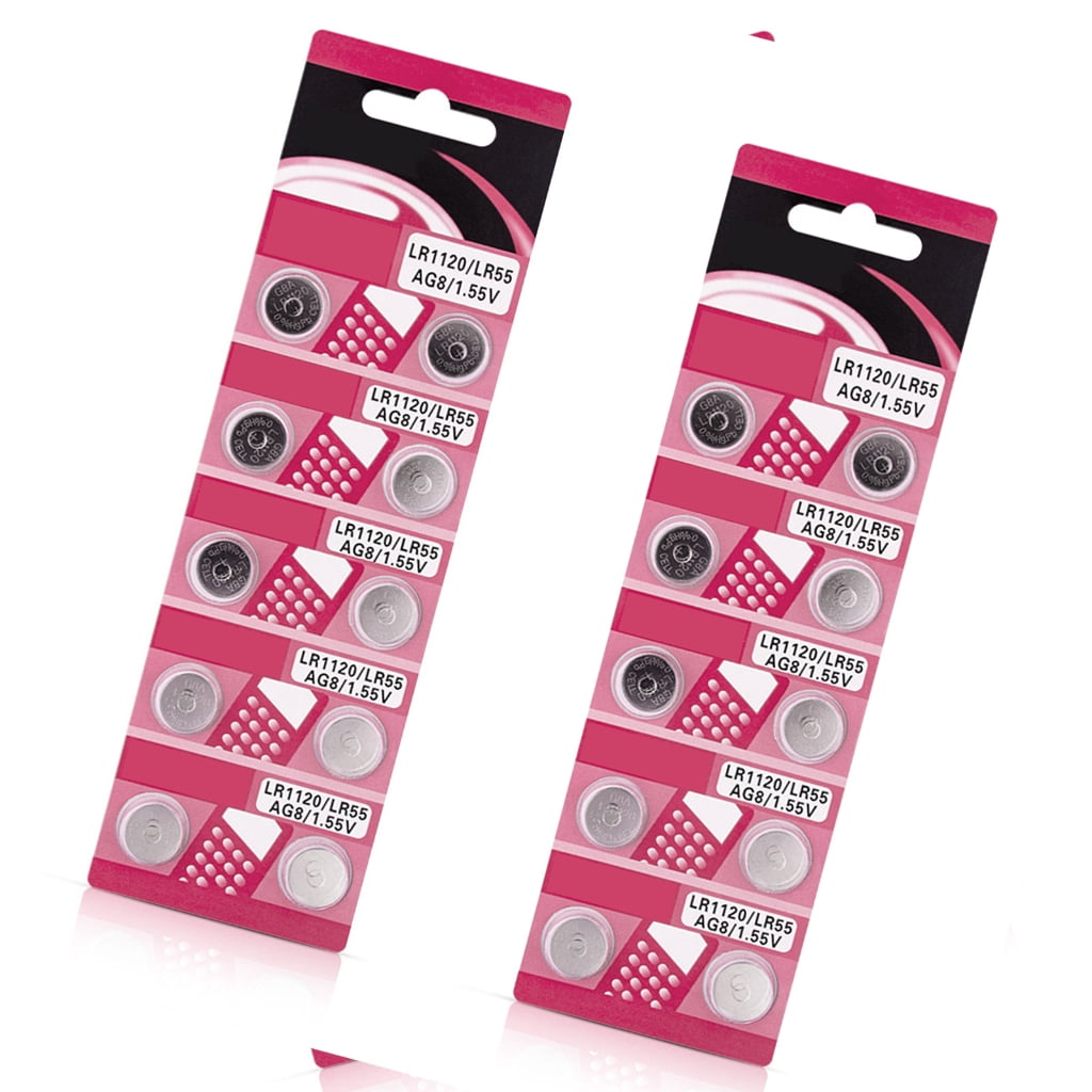 Lot De 10 Ou 20 Piles Bouton AG8/LR1120 - Alcalines, Pour Montres, Calculatrices, Jouets, Appareils Faible Consommation