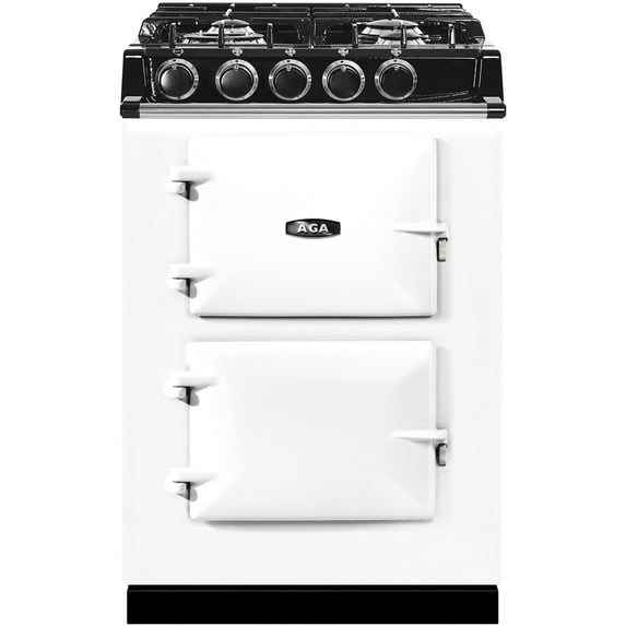 AGA ATC2DF City24 24" Wide 2.84 Cu. Ft. Slide In Dual Fuel Range