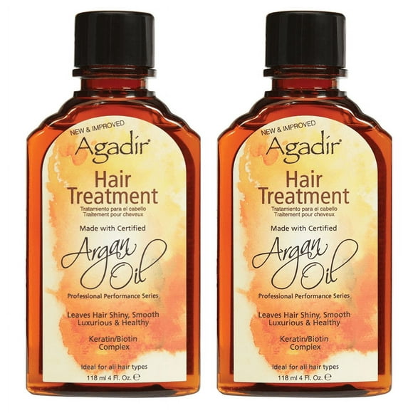 AGADIR Argan Oil Hair Treatment, 4 Fl Oz (Pack of 2)