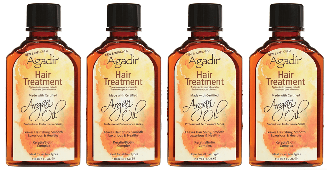 AGADIR Argan Oil Hair Treatment, 4 Fl Oz (Pack of 4)