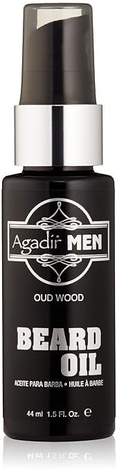 AGADIR Oud Wood Beard Oil, 1.5 Fl Oz