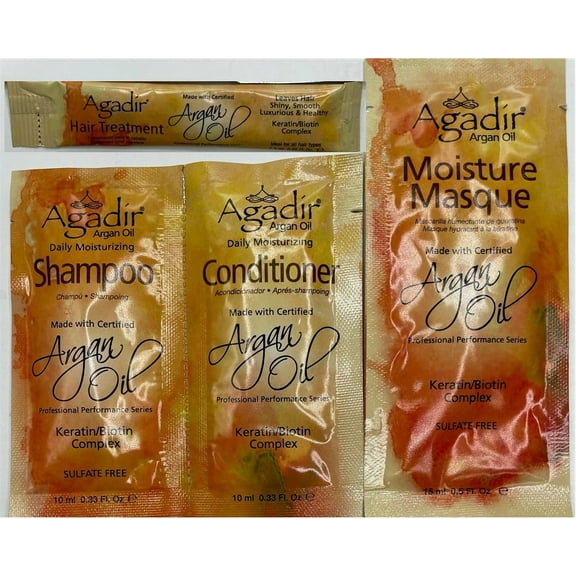AGADIR Samples Daily Moisturizing Mix Pack (4 Count)