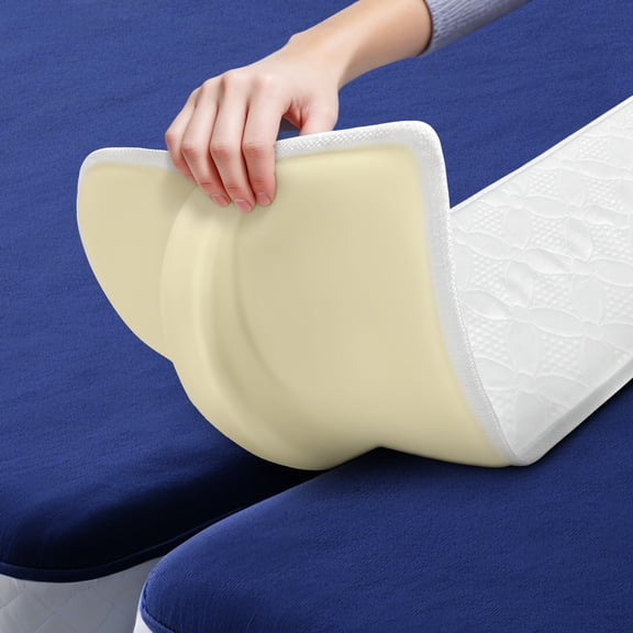 AGALI Bed Bridge Twin Size to King Size Bed, Memory Foam Waterproof Mattress Gap Filler, Twin Size to King Size Bed Converter, 75" x 12"