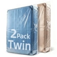 thumbnail image 1 of AGALI Heavy Duty Mattress Bag for Moving & Storage Twin Size, 1.5 Mil Thick, Fully Sealable Mattress Cover with Overlap Flap, Fits Mattress Up to 14" Thick (Pack of 2), 1 of 8