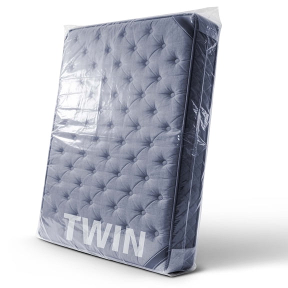 AGALI Heavy Duty Mattress Bag for Moving & Storage Twin Size, 5 Mil Extra Thick, Fully Sealable Mattress Cover with Overlap Flap, Fits Mattress Up to 14" Thick