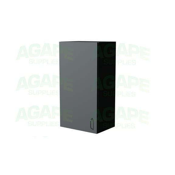 AGAPE SUPPLIES W2124 Modern Shadow Gray 21" Wide x 24" High - Plain Frameless Wall Cabinet