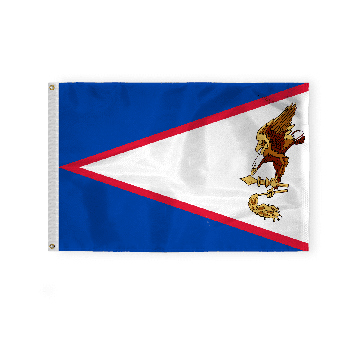 AGAS 2 x 3 Feet American Samoa Flag Heavyweight Nylon Brass Grommets Stitched Edges Fade Resistant & Vivid Colors