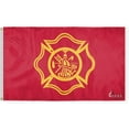 thumbnail image 1 of AGAS 3'x5' Ft Firefighters Flag Civilian Service Flags-Printed on 200-Denier Nylon, With Canvas Header & 2 Anti-Rust Brass Grommets, 1 of 1