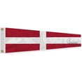thumbnail image 1 of AGAS No 4 Pennant Code of Signals - 2 Ft x 4.5 Ft - Printed 200 Nylon - Quadruple Stitched Edges - Solid Brass Grommets Canvas Heading - Number 4 Signal Flag - Size 3., 1 of 1