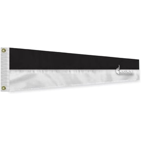 AGAS No 6 Pennant Code of Signals - 16 In x 3 Ft - Printed 200 Nylon - Quadruple Stitched Edges - Solid Brass Grommets Canvas Heading - Number 6 Signal Flag - Size 2.