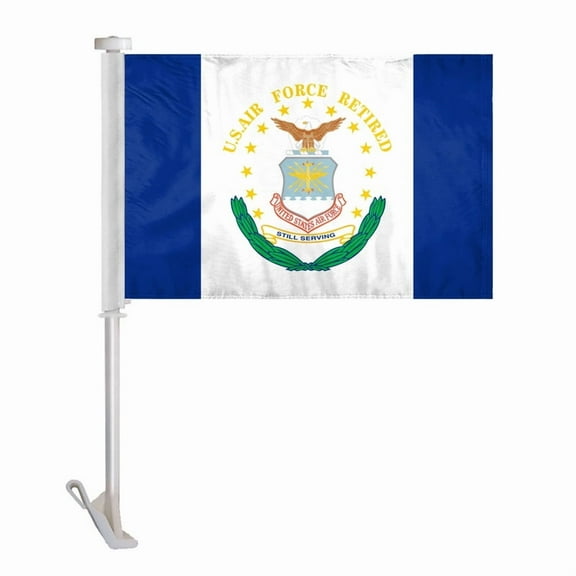 AGAS Air Force Retired 10.5x15in Knitted Polyester Flag