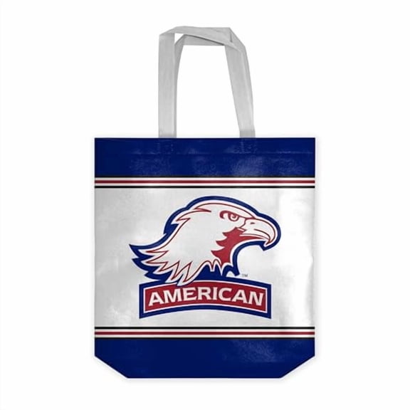 AGAS American University Tote Bag 14 x 14 x 8 inch NCAA Amercian University Tote Bag