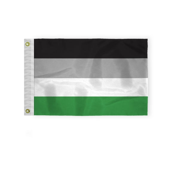 AGAS Androphilia Pride Boat Nautical Flag 12x18 Inch - Double Sided Printed 200D Nylon - Brass Grommets Fade Proof Vivid Colors - Small Androphilia flag for Bike Car